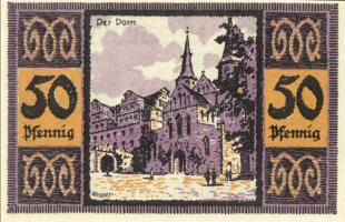 Német Birodalom/Weimari Köztársaság/Merseburg 1921. 5Pf, 10Pf, 20Pf, 25Pf, 50Pf (6x) 10klf db, telje...