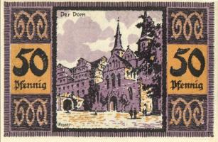 Német Birodalom/Weimari Köztársaság/Merseburg 1921. 5Pf, 10Pf, 20Pf, 25Pf, 50Pf (6x) 10klf db, telje...