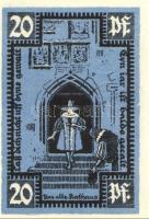 Német Birodalom/Weimari Köztársaság/Merseburg 1921. 5Pf, 10Pf, 20Pf, 25Pf, 50Pf (6x) 10klf db, telje...