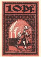 Német Birodalom/Weimari Köztársaság/Merseburg 1921. 5Pf, 10Pf, 20Pf, 25Pf, 50Pf (6x) 10klf db, telje...
