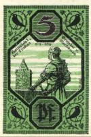 Német Birodalom/Weimari Köztársaság/Merseburg 1921. 5Pf, 10Pf, 20Pf, 25Pf, 50Pf (6x) 10klf db, telje...