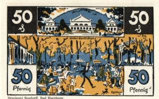 Német Birodalom/Weimari Köztársaság/Harzburg 1921. 10Pf, 20Pf, 50Pf, 75Pf. 4klf db, teljes sor T:1