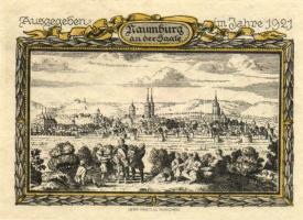 Német Birodalom/Weimari Köztársaság/Naumburg 1921. 25Pf(3x), 75Pf(3x) 6klf db, teljes sor T:1