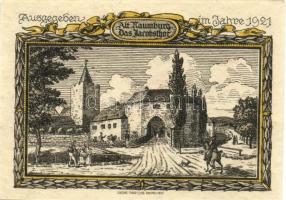 Német Birodalom/Weimari Köztársaság/Naumburg 1921. 25Pf(3x), 75Pf(3x) 6klf db, teljes sor T:1