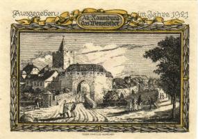 Német Birodalom/Weimari Köztársaság/Naumburg 1921. 25Pf(3x), 75Pf(3x) 6klf db, teljes sor T:1