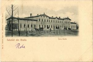 1901 Braila, Gara / Bahnhof / railway station (EK)