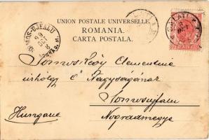 1899 Galati, Docuri / docks at the port, ship (EK)