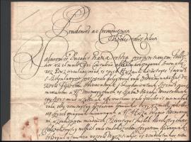 VÉDETT 1708. II. Rákóczi Ferenc aláírásával és pecsétjével ellátott levél Bélabánya városához. Zsitv...