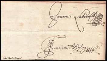 VÉDETT 1708. II. Rákóczi Ferenc aláírásával és pecsétjével ellátott levél Bélabánya városához. Zsitv...
