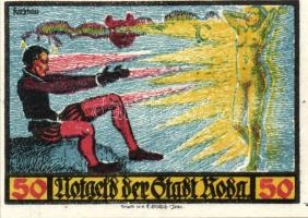 Német Birodalom/Weimari Köztársaság/Roda 1921. 10Pf, 25Pf, 50Pf(6x), 8klf db, teljes sor T:1