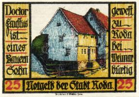 Német Birodalom/Weimari Köztársaság/Roda 1921. 10Pf, 25Pf, 50Pf(6x), 8klf db, teljes sor T:1