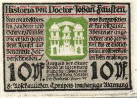 Német Birodalom/Weimari Köztársaság/Roda 1921. 10Pf, 25Pf, 50Pf(6x), 8klf db, teljes sor T:1