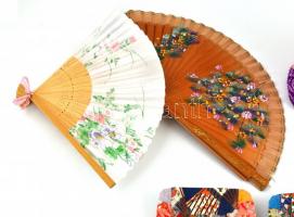 Japán tárgyak vegyes tétel: írószerek, dekoráció,  baba, edények