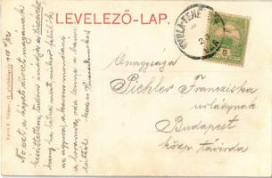 1907 Gyulafehérvár, Karlsburg, Alba Iulia; Tüzér laktanya / K.u.K. Artillerie Kaserne / artillery mi...