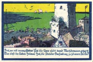 Német Birodalom/Weimari Köztársaság/Stotel 1921. 25Pf(4x), mind klf db, teljes sor T:1