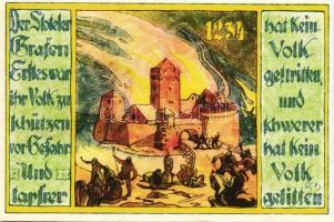 Német Birodalom/Weimari Köztársaság/Stotel 1921. 25Pf(4x), mind klf db, teljes sor T:1