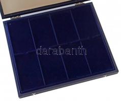 "Olympische Spiele 1984" feliratú, műbőr plakettartó 60x100mm plakettek számára, összesen ...