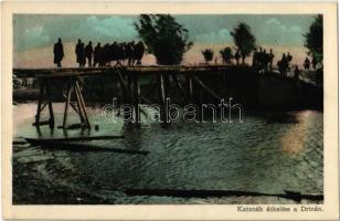 Katonák átkelése a Drinán. Az Érdekes Újság kiadása / K.u.K. (Austro-Hungarian) military, soldiers crossing the Drina river