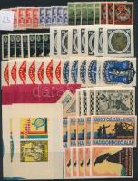 Magyar levélzárók, emlékbélyegek, segélybélyegek két oldalon / Hungarian poster stamps