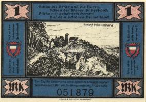 Német Birodalom/Weimari Köztársaság/Hessich Oldendorf 1921. 25Pf, 50Pf, 75Pf, 1M. 4klf db, teljes so...
