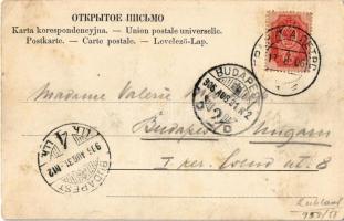 1906 Granica, Kosciol w Granicy, Most Graniczny na Przemszy / church, railway bridge of Przemsza riv...