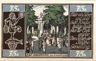 Német Birodalom/Weimari Köztársaság/Harzburg 1921. 10Pf, 20Pf, 50Pf, 75Pf. 4klf db, teljes sor T:1