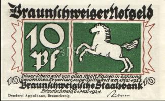 Német Birodalom/Weimari Köztársaság/Harzburg 1921. 10Pf, 20Pf, 50Pf, 75Pf. 4klf db, teljes sor T:1