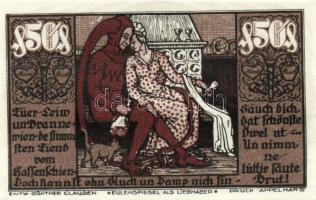 Német Birodalom/Weimari Köztársaság/Braunschweig 1921. 10Pf, 25Pf, 50Pf, 75Pf. 4klf db, teljes sor T...