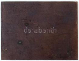 1944. "Szent László Sport Év 1944 " egyoldalas Br katonai sport emlékplakett, gravírozva &...