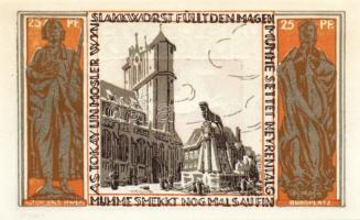 Német Birodalom/Weimari Köztársaság/Braunschweig 1921. 10Pf, 25Pf, 50Pf, 75Pf. 4klf db, teljes sor T...