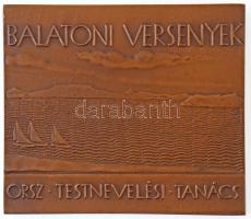 Beck Ötvös Fülöp (1873-1945) 1932. "Balatoni Versenyek - Országos Testnevelési Tanács" két...