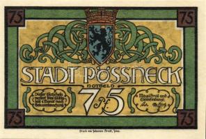 Német Birodalom/Weimari Köztársaság/Pössneck DN 25Pf, 50Pf, 75Pf. 3klf db, teljes sor T:1