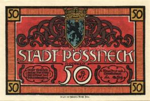 Német Birodalom/Weimari Köztársaság/Pössneck DN 25Pf, 50Pf, 75Pf. 3klf db, teljes sor T:1