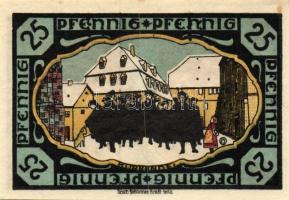 Német Birodalom/Weimari Köztársaság/Pössneck DN 25Pf, 50Pf, 75Pf. 3klf db, teljes sor T:1