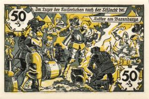 Német Birodalom/Weimari Köztársaság/Lutter am Barenberge 1920. 10Pf, 25Pf, 50Pf. 3klf db, teljes sor T:1
