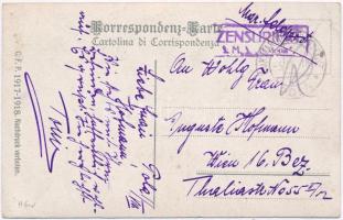 1918 SMS Bellona az Osztrák-Magyar Haditengerészet uszály laktanyája a matrózoknak (ex SMS Kaiser) /...