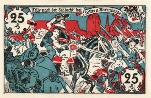 Német Birodalom/Weimari Köztársaság/Lutter am Barenberge 1920. 10Pf, 25Pf, 50Pf. 3klf db, teljes sor...