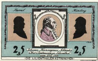 Német Birodalom/Weimari Köztársaság/Lilienthal 1921. 25Pf, 50Pf, 75Pf. 3klf db, teljes sor T:1