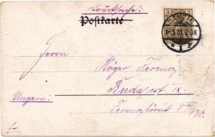 1901 Gdansk, Danzig; Frauengasse / street