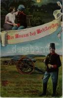 Der Traum des Artilleristen / WWI Austro-Hungarian K.u.K. military, dream of the artilleryman. L. & P. 5300. (EK)