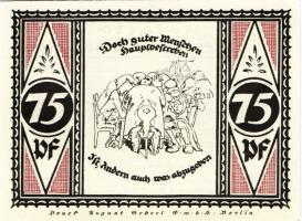 Német Birodalom/Weimari Köztársaság/Stolzenau 1921. 50Pf(5x), 75Pf(2x). 7klf db, teljes sor T:1/1-