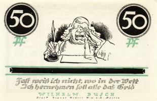 Német Birodalom/Weimari Köztársaság/Stolzenau 1921. 50Pf(5x), 75Pf(2x). 7klf db, teljes sor T:1/1-