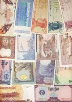 Kis Ázsia tétel 1960-as évektől, 101db, benne Kambodzsa, Burma, Fülöp szigetek, Quatar, Pakisztán, Myanmar, Bhután, Nepál, India, Indonézia, Malajzia, jobbakkal T:I