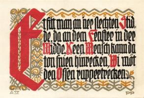 Német Birodalom/Weimari Köztársaság/Schöppenstedt 1921. 50Pf(10x,) mind klf db, teljes sor T:1