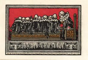 Német Birodalom/Weimari Köztársaság/Schöppenstedt 1921. 50Pf(10x,) mind klf db, teljes sor T:1