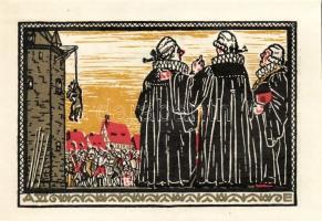 Német Birodalom/Weimari Köztársaság/Schöppenstedt 1921. 50Pf(10x,) mind klf db, teljes sor T:1