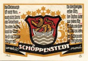 Német Birodalom/Weimari Köztársaság/Schöppenstedt 1921. 50Pf(10x,) mind klf db, teljes sor T:1