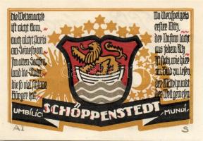 Német Birodalom/Weimari Köztársaság/Schöppenstedt 1921. 50Pf(10x,) mind klf db, teljes sor T:1