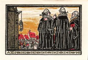 Német Birodalom/Weimari Köztársaság/Schöppenstedt 1921. 50Pf(10x,) mind klf db, teljes sor T:1