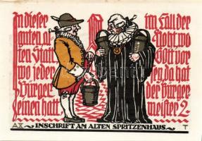 Német Birodalom/Weimari Köztársaság/Schöppenstedt 1921. 50Pf(10x,) mind klf db, teljes sor T:1